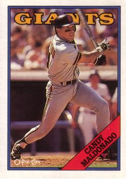 1988 O-Pee-Chee Baseball Cards 190     Candy Maldonado